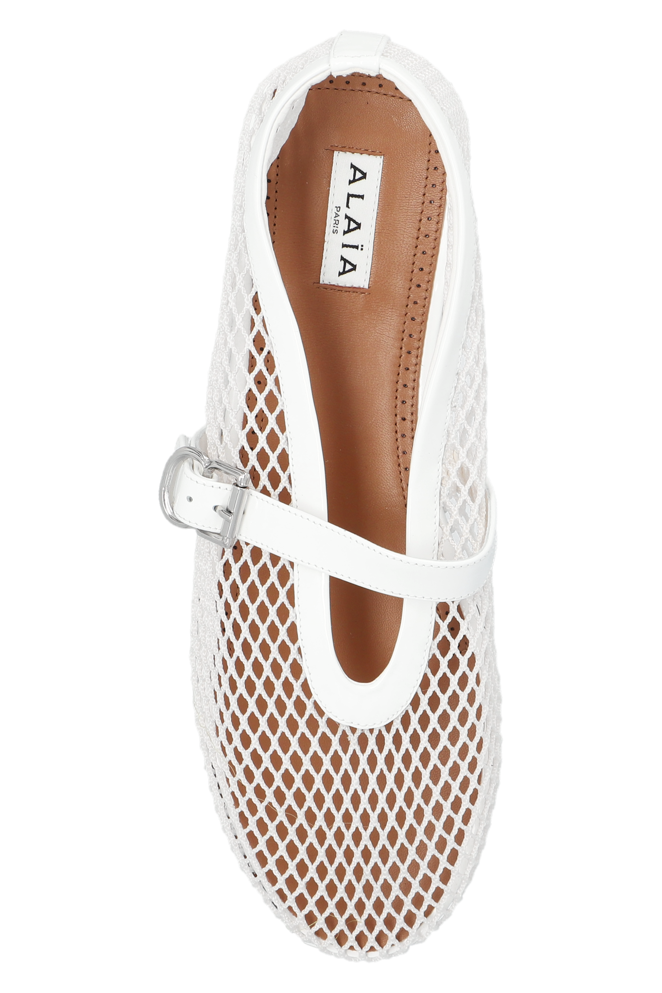 お洒落 ★ Alaia アライア White mesh ballet flatss フラット Alaïa | White mesh ballet flats | Savannahs